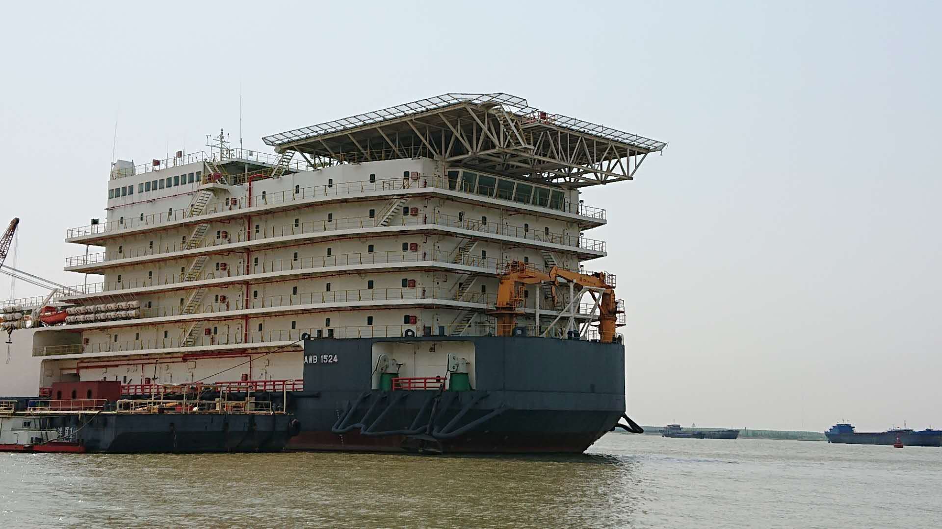 Newly-Built 123 M Accommodation Work Barge