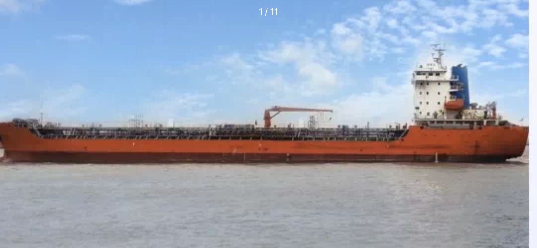 19000 Dwt Oil/Chemical Tanker 2012 Built China, Starting Price Usd 8.6 Mil, Registration Deadline 27th/Sep/2022,