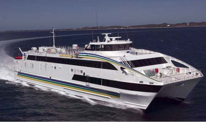 High-Speed Catamaran, 697 Passengers+30 Cars, 35 Knots